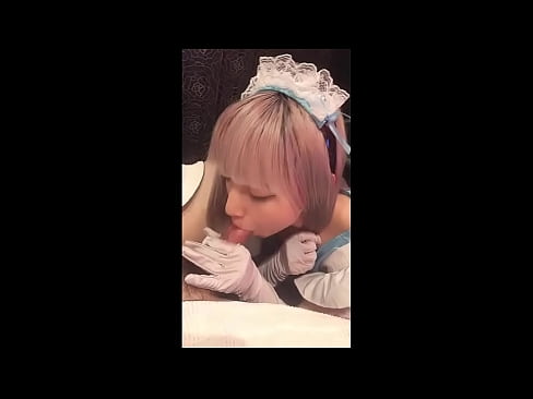 ❤️ Japanese Idol [mayuka], Franse diensmeisie kostuum, deel 1, blowjob en ruk af met lotion Porno by ons ﹏
