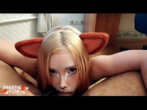 ❤️ Kitsune sluk piel en kom in haar mond Porno by ons ﹏